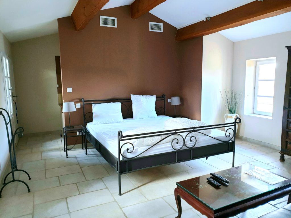 chambre lit fer forgé